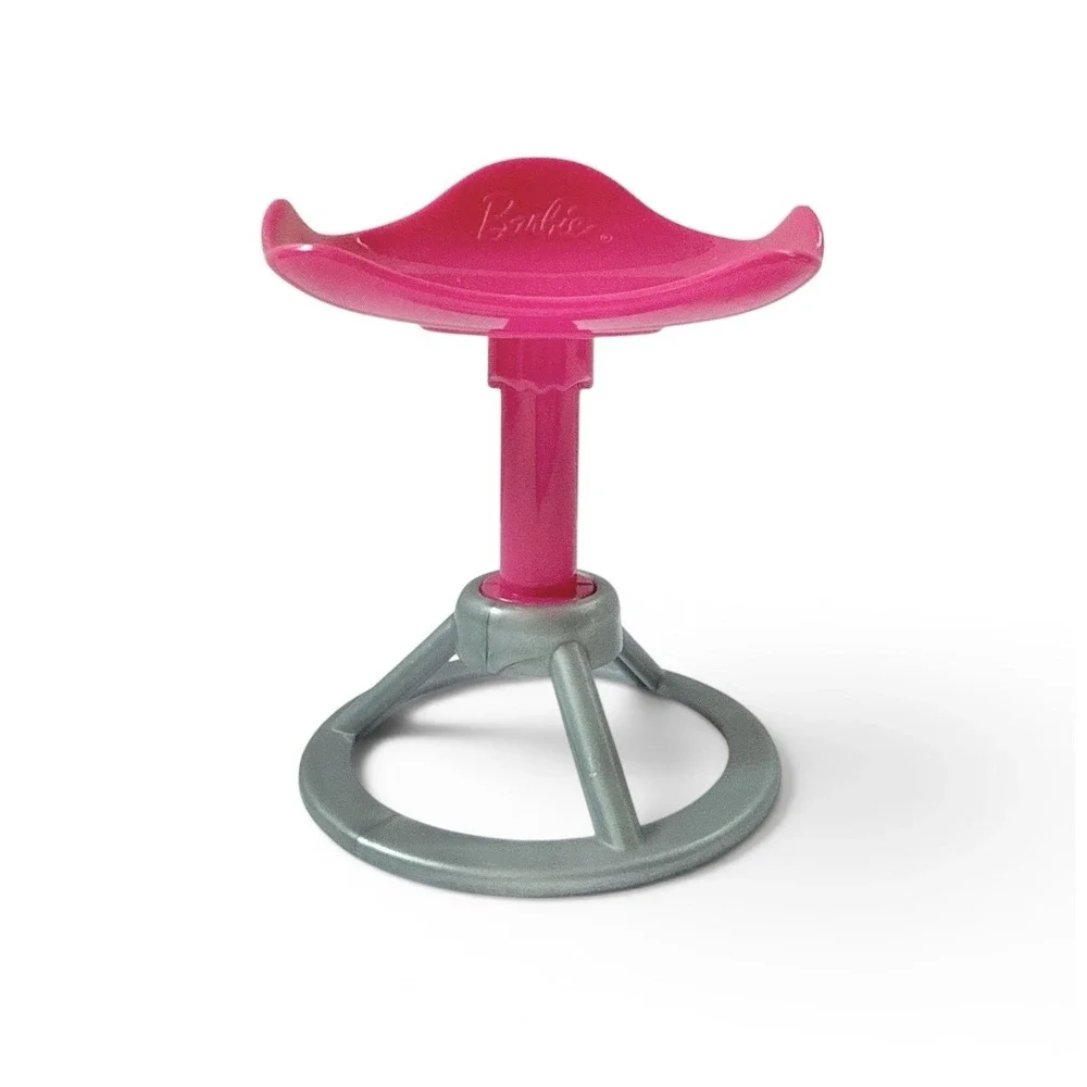Mattel Barbie Dollhouse Pink Counter Chair Kitchen Furniture Accessory